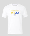 角田裕毅 オラクル レッドブル レーシング YT22 グラフィック Tシャツ ホワイト
