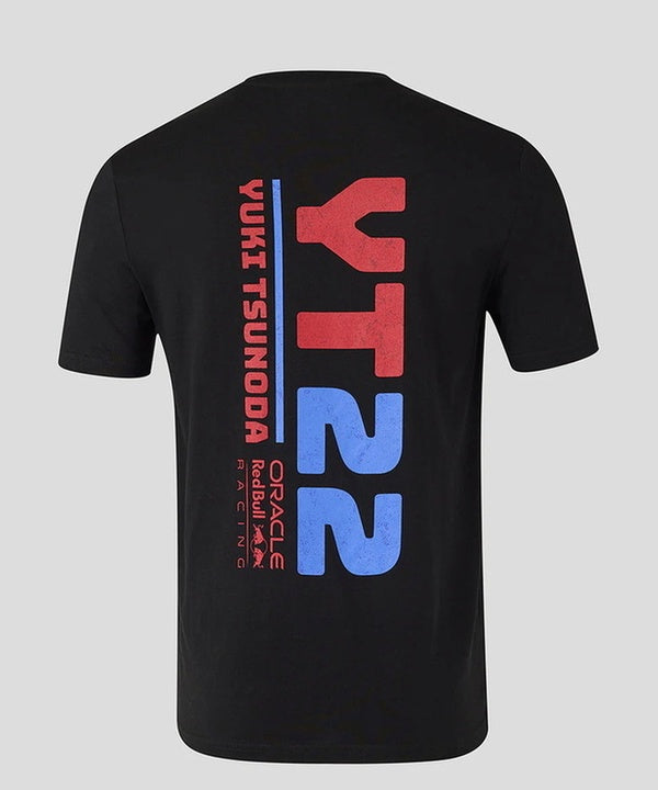角田裕毅 オラクル レッドブル レーシング YT22 グラフィック Tシャツ