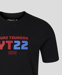 角田裕毅 オラクル レッドブル レーシング YT22 グラフィック Tシャツ ブラック