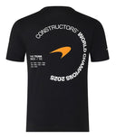 マクラーレン F1 チーム 2025年 コンストラクターズ チャンピオン 記念 Tシャツ