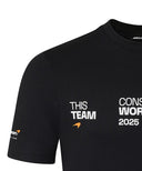 マクラーレン F1 チーム 2025年 コンストラクターズ チャンピオン 記念 Tシャツ