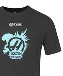 TGR ハース F1 チーム x ゴジラ Godzilla -0.0 プリントTシャツ