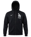 MLB ロサンゼルス･ドジャース NIKE ロックアップ フルジップ フリース BK
