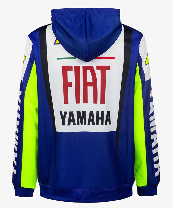 YAMAHA 50th アニバーサリー　スゥエット　ヴァレンティーノ　ロッシ バレンティーノ・ロッシ YAMAHA ヘリテージ 46 Fiat Yamaha フーディー