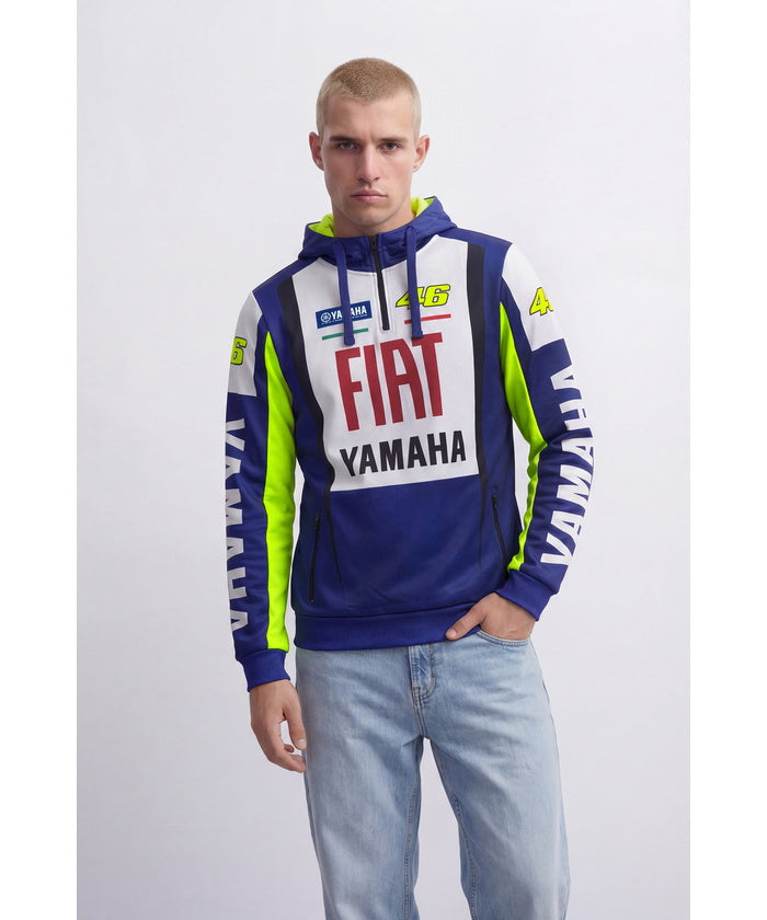バレンティーノ・ロッシ YAMAHA ヘリテージ 46 Fiat Yamaha フーディー
