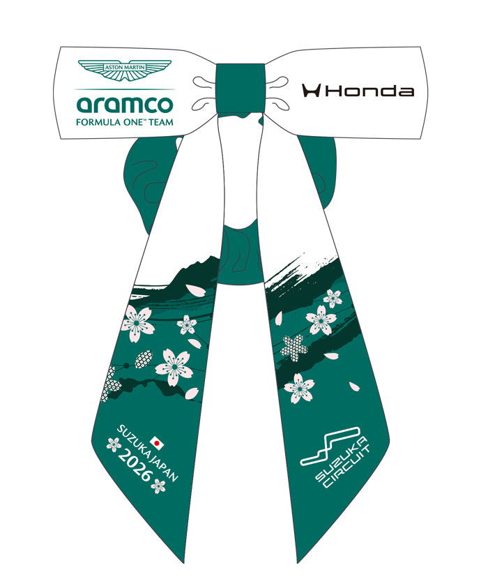 2026年F1日本グランプリ限定　リボンシュシュ　アストンマーティン 📢#日本GP 限定グッズについて ＼ @EUROSPORTSTOKYO 店頭での下記商品