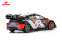 Hyundai i20N Rally1 Hyundai MotorSports No.8 オット･タナック / マルティン･ジェルペオジャ 2025年 ラリー･モンテカルロ by スパーク 1/43スケール