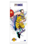 NBA ロサンゼルス·レイカーズ／ルカ·ドンチッチ  イラストフェイスタオル