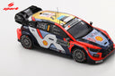 Hyundai i20N Rally1 Hyundai MotorSports No.8 オット･タナック / マルティン･ジェルペオジャ 2025年 ラリー･モンテカルロ by スパーク 1/43スケール