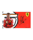 セバスチャン・ベッテル 直筆サイン入り スクーデリア フェラーリ チーム 2018年 カード