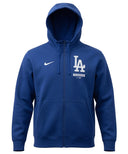 MLB ロサンゼルス･ドジャース NIKE ロックアップ フルジップ フリース BL
