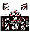 HRC Honda RACING × SuperGT コラボ フードタオル TEAM KUNIMITSU No.100