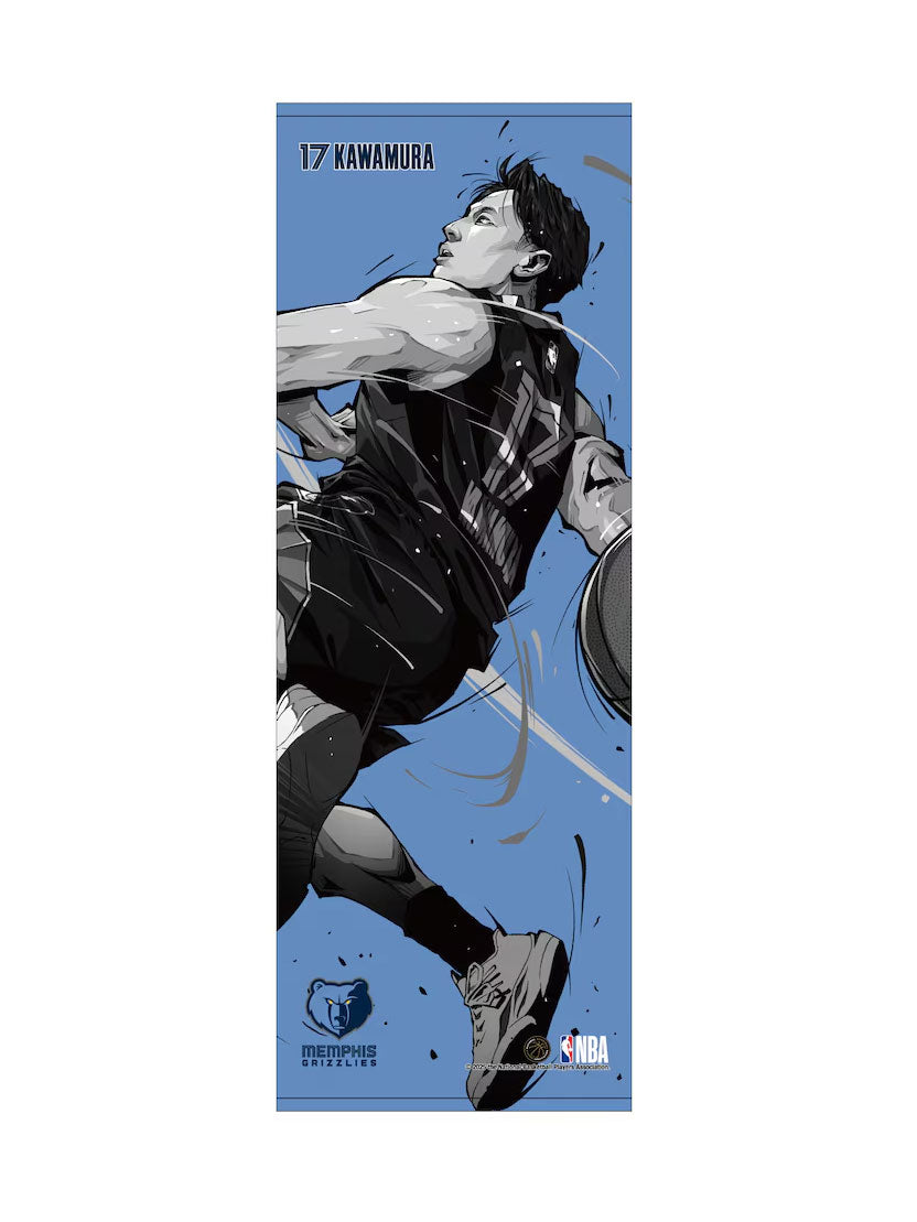 NBA メンフィス·グリズリーズ／河村勇輝 イラストスポーツタオル
