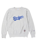 Champion × MLB ドジャース ビンテージ クルーネックシャツ