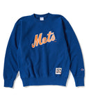 Champion × MLB メッツ ビンテージ クルーネックシャツ
