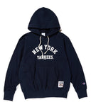 Champion × MLB ヤンキース ビンテージ フーディー