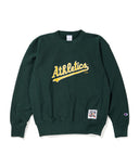 Champion × MLB アスレチックス ビンテージ クルーネックシャツ