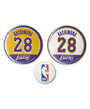 NBA ロサンゼルス·レイカーズ／八村塁 缶バッジセット