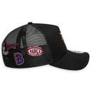 FCバルセロナ パッチ ブラック NEWERA 9FORTY A-フレーム トラッカーキャップ