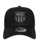 FCバルセロナ トーナル ブラック NewEra 9FORTY A-フレーム トラッカーキャップ