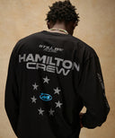 ルイス･ハミルトン PLUS44 クルー リフレクティブ ロングスリーブ Tシャツ 2026 BK