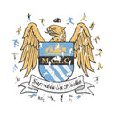 マンチェスター シティ レトロロゴ ウッドパズル M