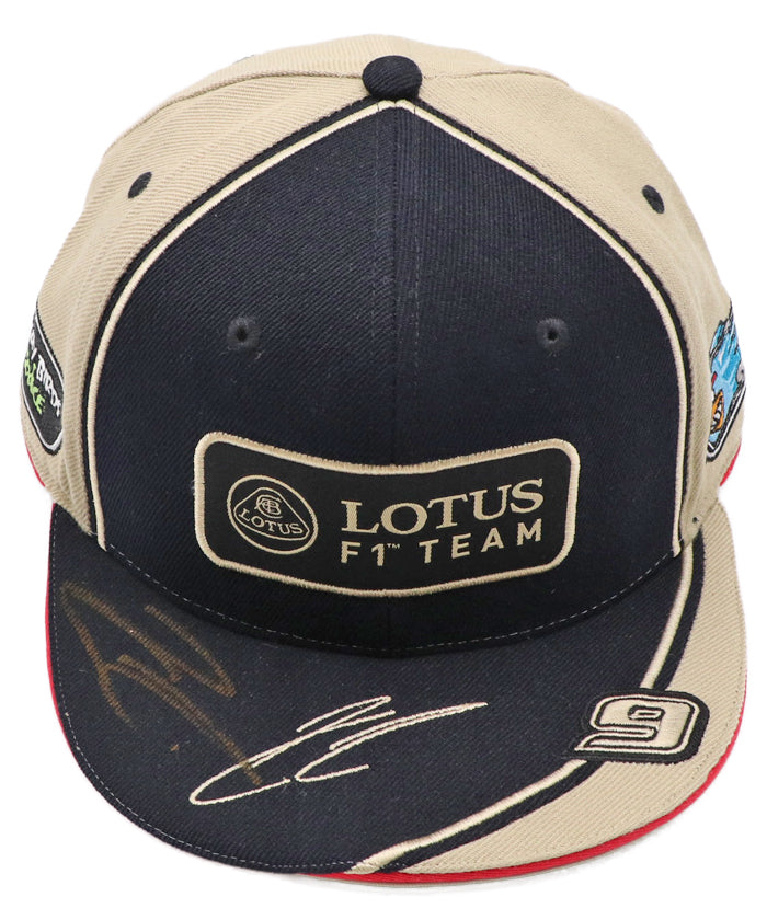 キミ・ライコネン 直筆サイン入り ロータス ドライバーキャップ 2012年