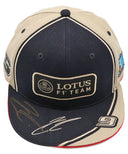キミ･ライコネン 直筆サイン入り ロータス ドライバーキャップ 2012年（チーム支給品）