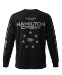 ルイス･ハミルトン PLUS44 クルー リフレクティブ ロングスリーブ Tシャツ 2026 BK