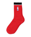 NBA カジュアルソックス RD/BK
