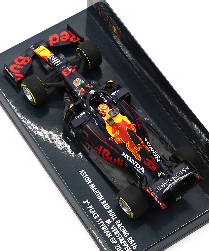 ミニチャンプス1/43アストンマーチンレッドブルホンダRB162020F1ローン