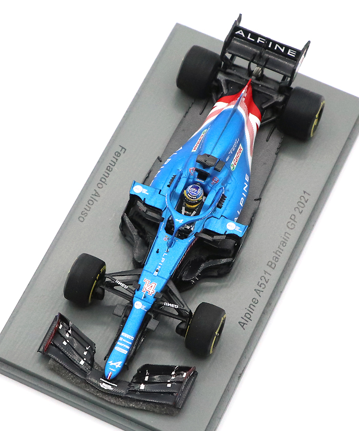 6 / ルノー/アルピーヌ|1/43スケールスパーク 1/43スケール アルピーヌ F1 チーム A521 フェルナンド・アロンソ 2021年バーレーン GP F1オフィシャルグッズストア EURO SPORTS公式通販