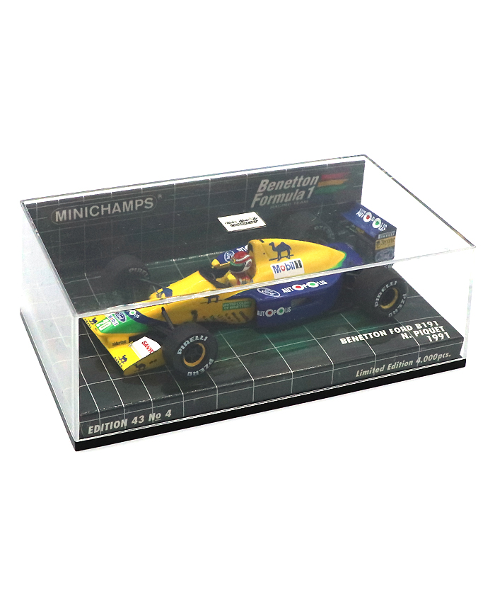 最安値店ミニチャンプス 1/18 ベネトン フォード 1991 MINICHAMPS BENETTON FORD B191 F1 ネルソン・ピケ レーシングカー