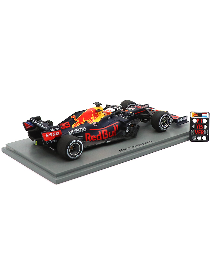 1 / レッドブル|1/43スケールスパーク 1/43スケール レッドブル レーシング ホンダ RB16B マックス・フェルスタッペン 2021年 オランダGP優勝 with ピットボード /ARB F1オフィシャルグッズストア EURO SPORTS公式通販