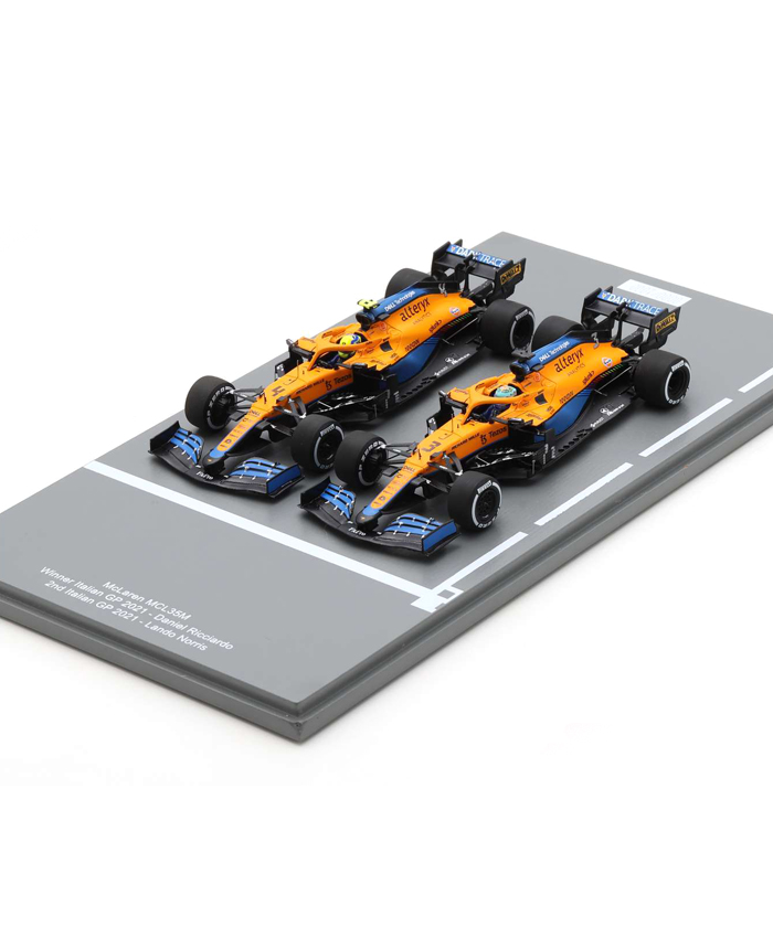 スパーク 1/43 マクラーレン MCL35M イタリアGP 2021 ノリス ピット