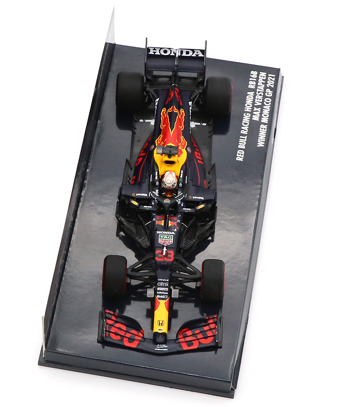 1 / レッドブル|1/43スケールミニチャンプス 1/43スケール レッドブル レーシング ホンダ RB16B マックス・フェルスタッペン 2021年 モナコGP優勝 /ARB F1オフィシャルグッズストア EURO SPORTS公式通販