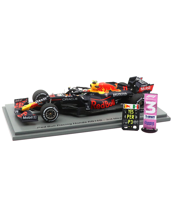 1 / レッドブル|1/43スケールスパーク 1/43スケール レッドブル レーシング ホンダ RB16B セルジオ・ペレス 2021年 メキシコGP  3位入賞 /ARB F1オフィシャルグッズストア EURO SPORTS公式通販