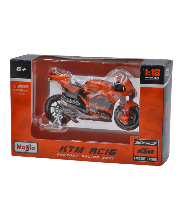 15 / motoGPチーム|バイク関連マイスト 1/18スケール テック3 KTM ファクトリーレーシング KTM RC16 #9 ダニロ・ペトルッチ  2021年 MotoGP F1オフィシャルグッズストア EURO SPORTS公式通販