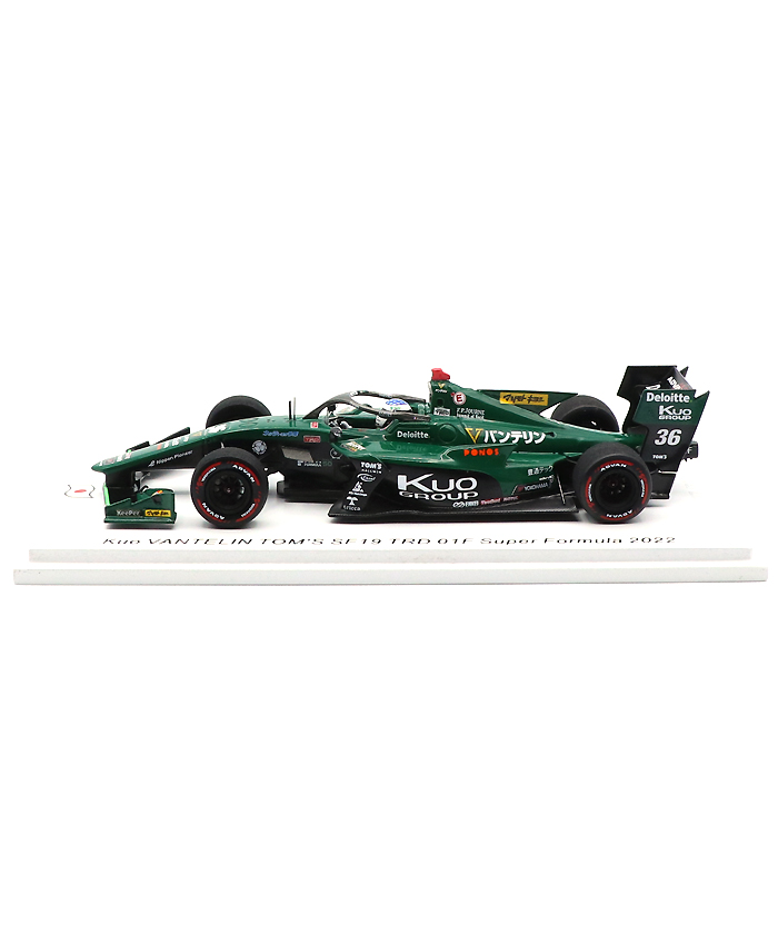 アドバン別注 1/43 Spark Dallara SF19 ADVAN E...+soporte.cofaer.org.ar