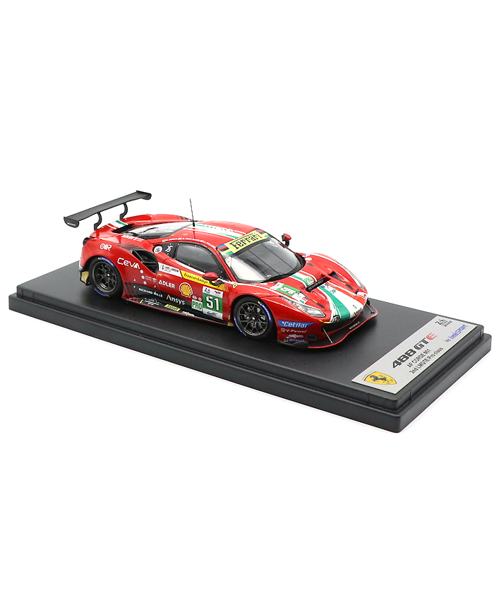 Looksmart 1/18 2022年ルマン２４時間 クラス２位 フェラーリ Ferrari