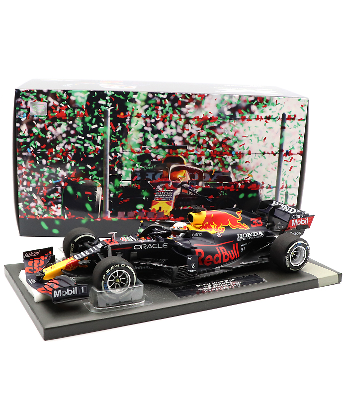 MV別注ミニチャンプス1/18レッドブルホンダRB16B M.フェルスタッペン-