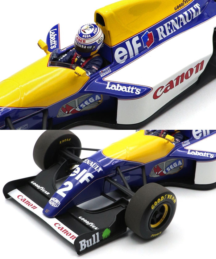 数量限定得価★☆ウィリアムズ ルノー FW14B & FW15C ルノー　ミニチャンプス 1/43 World Champion Set　Williams FW14B & FW15C Renault☆ レーシングカー