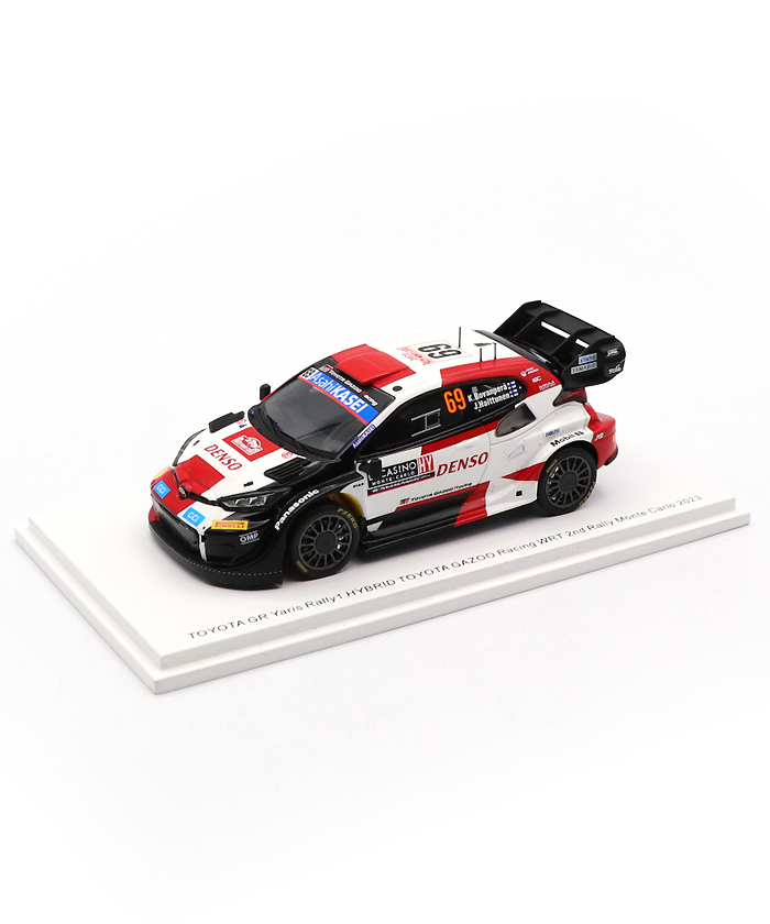 流行に 【タナック、マキネン直筆サイン入り】1/43 トヨタ ヤリス WRC