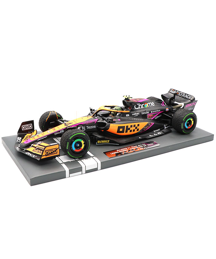 3 / マクラーレン|1/18スケールミニチャンプス 1/18スケール マクラーレン F1 チーム MCL36 ランド・ノリス 2022年 シンガポールGP  F1オフィシャルグッズストア EURO SPORTS公式通販