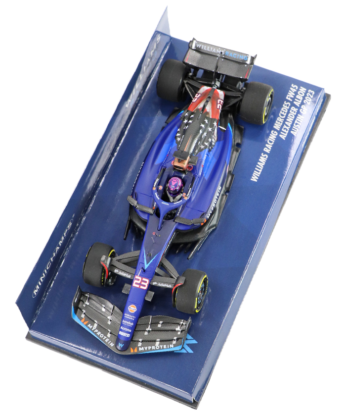 8 / ウィリアムズ|1/43スケールミニチャンプス 1/43スケール ウィリアムズ レーシング FW45 アレクサンダー・アルボン 2023年  オースティンGP F1オフィシャルグッズストア EURO SPORTS公式通販