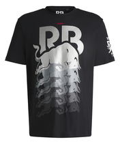 VISA CASH APP RB F1 チーム ライフスタイル コマーシャル ダイナミックロゴ Tシャツ 2024 ブラ…