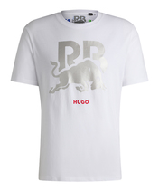 VISA CASH APP RB F1 チーム ライフスタイル コマーシャル ロゴ Tシャツ 2024 ホワイト…