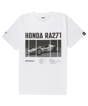 【30%オフセール】ホンダ F1参戦 60周年記念 HONDA RA271 Tシャツ #2 ホワイト…