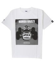 【30%オフセール】ホンダ F1参戦 60周年記念 HONDA RA271 Tシャツ #1 ホワイト…