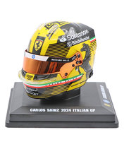 ルックスマート 1/5スケール カルロス・サインツ フェラーリ 2024年 イタリアGP ヘルメット…